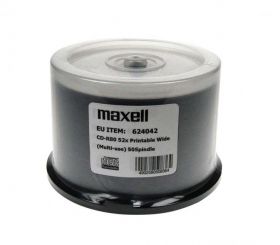 Maxell CD printabil Recordable 700MB 52X transparente CK50 624042