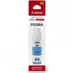 Cartus cerneala Canon GI-40C, culoare cyan, capacitate 7700 pagini, pentru Canon Pixma G5040, G6040.