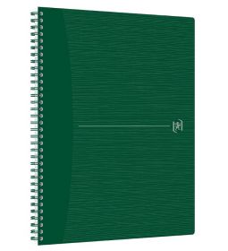 Caiet cu spirala, OXFORD Origins, A4+, 70 file-90g/mp, Scribzee, coperta PP verde - dictando
