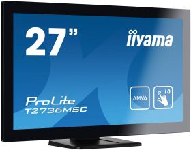 Monitor POS touchscreen iiyama ProLite T2736MSC, 27 inch, Full HD, PCAP, negru