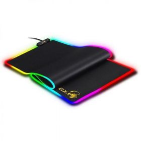 Genius Mouse Pad Gaming GX-Pad 800S RGB  RGB Soft Gaming Mouse Pad-Large,