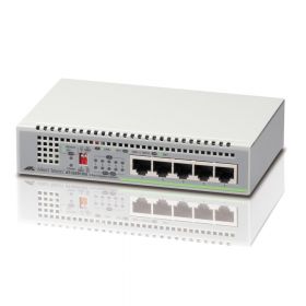 Switch ALLIED TELESIS GS910 5 porturi Gigabit porturi Layer 2 unmanaged, 5 ani garantie prin inregistrare on-line