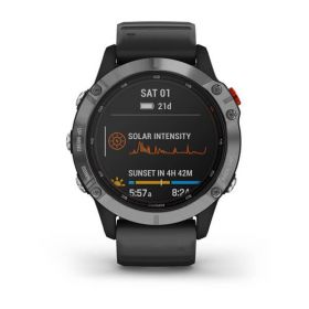 Smartwatch Garmin Fenix 6S Solar Silver/Black Band GPS