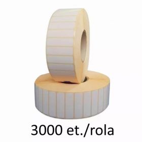 Role etichete termice ZINTA, 65x22mm, 3000 et./rola