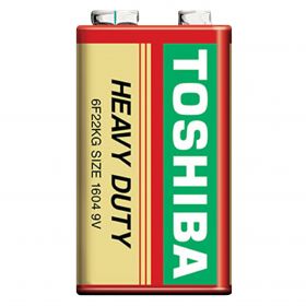 Toshiba baterie Heavy Duty 9V (6F22) PP3 bulk10