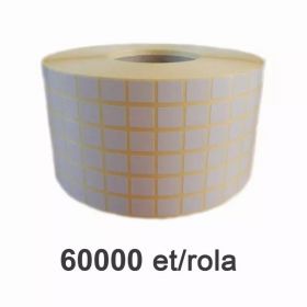 Role etichete semilucioase ZINTA 13x15mm, 60.000 et./rola