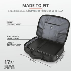 Geanta Trust Sydney Carry Bag for 17" laptops - black