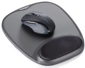 Mouse Pad Kensington Gel, cu suport ergonomic pentru incheietura mainii, cu gel, negru