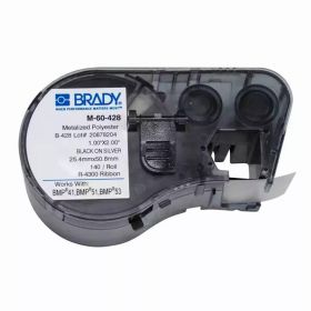 Banda de etichete Brady M-60-428, 25.4x50.8 mm, 140 et./rola