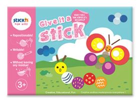 Carte creativa Stick n Give it a Stick - cercuri (+3 ani)