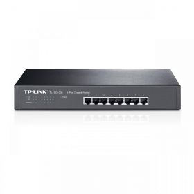 Switch TP-Link TL-SG1008, 8 porturi Gigabit, 1U 13" Rackmount, Flow Control