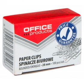 Agrafe metalice 28mm, 100/cutie, Office Products