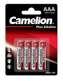 Baterie Camelion PLUS alcalina AAA (LR3) B4 (48/576)