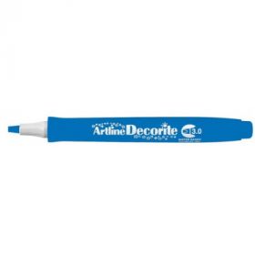 Marker ARTLINE Decorite, varf tesit 3.0mm - albastru