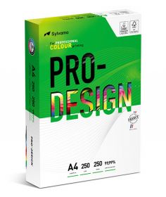 Carton A4, pentru print digital, Pro-Design, clasa A++, 250 gr./mp, 250 coli/top - alb