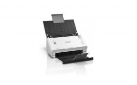 Scanner Epson DS-410, dimensiune A4, tip sheetfed, viteza scanare: 52 ipm alb-negru si color, rezolutie optica 600x600dpi, ADF Single Pass 50 pagini, duplex, senzor CIS, USB 2.0 Type B, software :Document Capture Pro 2.0, Epson Scan 2, Posibilitatea prelu