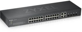 Zyxel GS1920-24v2 24-port GbE Smart Managed Switch 4x GbE combo (RJ45/SFP) ports