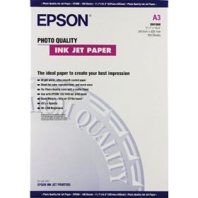 Hartie foto Epson S041068, dimensiune A3, 100 coli,photo quality inkjet paper, greutate 104g/m2