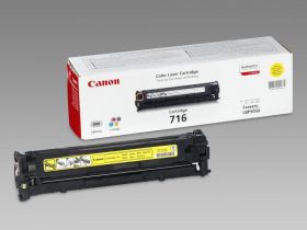 Toner Canon CRG716Y, yellow, capacitate 1500 pagini, pentru LBP5050, LBP5050n