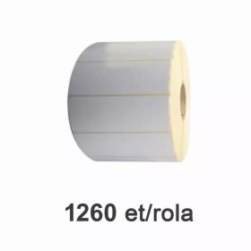 Role etichete semilucioase ZINTA 100x30mm, 1260 et./rola