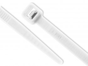 Clema (soricei) plastic alb prindere cabluri 3,5/3,6mm latime si lungime 370mm / TED - PM1