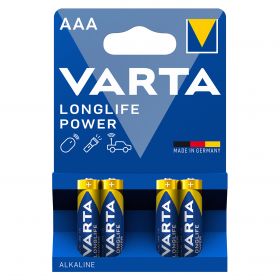 Varta baterie alcalina (High Energy) LongLife Power AAA (LR3) 4903 Blister 4buc