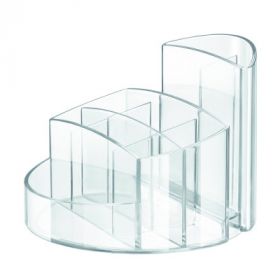Suport pentru articole de birou, HAN Rondo - transparent cristal