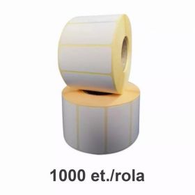 Role etichete semilucioase ZINTA 55x30mm, 1000 et./rola