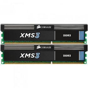 Memorie RAM DIMM Corsair XMS3 8GB (2x4GB), DDR3 1600MHz, CL9, 1.65V, XMP