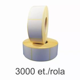 Role etichete semilucioase ZINTA 38x58mm, 3000 et./rola