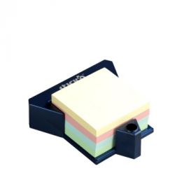 Cub autoadeziv cu suport, 76 x 76 mm, 400 file, Stick'n - 4 culori pastel