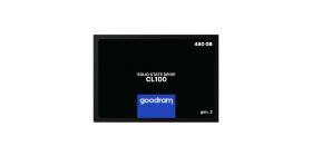 SSD Goodram, CL100, 240GB, 2.5", SATA III (6 GB/s), R/W speed: up to 520MB/400 MB/s