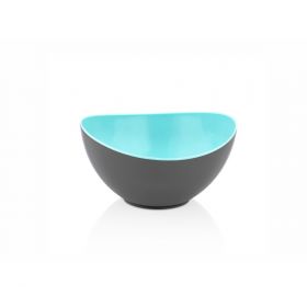 Bol Oval Bicolor Din Plastic , 25 X 23 X 13 Cm , Albastru, Art Of Dining By Heinner