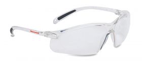Ochelari de protecție A700 cu lentile din policarbonat cu 8 baze rezistente la impact (45m/s ) si abravaziuni. Oferă o potrivire elegantă pentru purtătorul de zi cu zi, o potrivire sigură și confort pe tot parcursul zilei și un câmp de 180 ° de v
