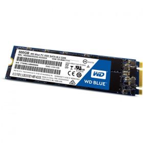 SSD WD, 500GB, Blue, M.2 2280 SATA, rata transfer r/w 545mbs/525mbs