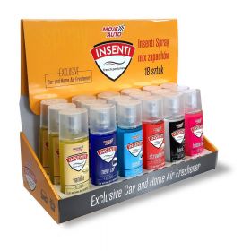Display INSENTI Exclusive Spray Mix of scents - 18 buc/display