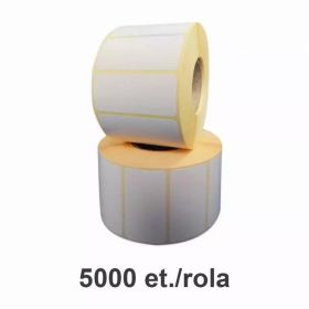 Role etichete semilucioase ZINTA 55x30mm, 5000 et./rola