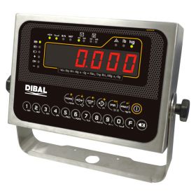 Cantar platforma Dibal 4PBPI, 1500 kg, inox, display LCD
