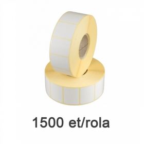 Role etichete semilucioase ZINTA 35x25mm, 1500 et./rola