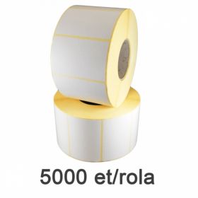 Role etichete semilucioase ZINTA 40x20mm, 5000 et./rola