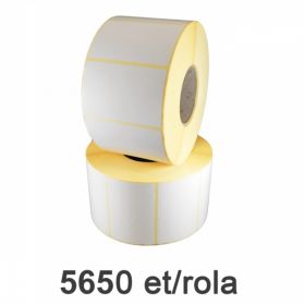 Role etichete semilucioase ZINTA 40x24mm, 5650 et./rola