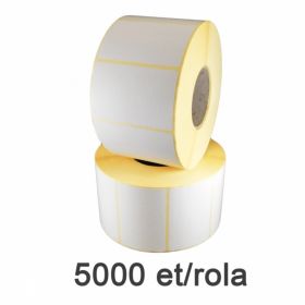 Role etichete semilucioase ZINTA 42x21mm, 5000 et./rola