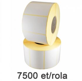Role etichete semilucioase ZINTA 42x21mm, 7500 et./rola
