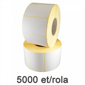 Role etichete semilucioase ZINTA 45x32mm, 5000 et./rola