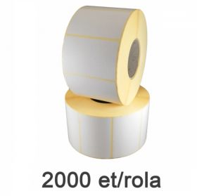 Role etichete semilucioase ZINTA 60x60mm, 2000 et./rola