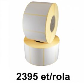 Role etichete semilucioase ZINTA 60x60mm, 2395 et./rola