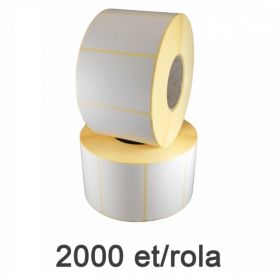 Role etichete semilucioase ZINTA 83x66mm, 2000 et./rola
