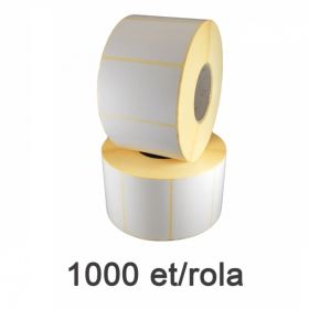 Role etichete semilucioase ZINTA 90x50mm, 1000 et./rola
