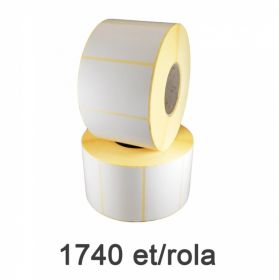Role etichete semilucioase ZINTA detasabile 40x21mm, 1740 et./rola