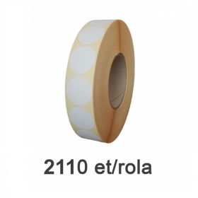 Role etichete semilucioase ZINTA rotunde 17mm, 2110 et./rola